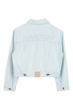 giacca in cotone azzurro LANVIN KIDS | N30354Z27
